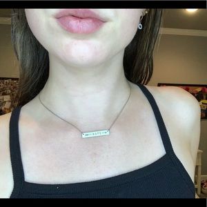 Silver Hope Necklace